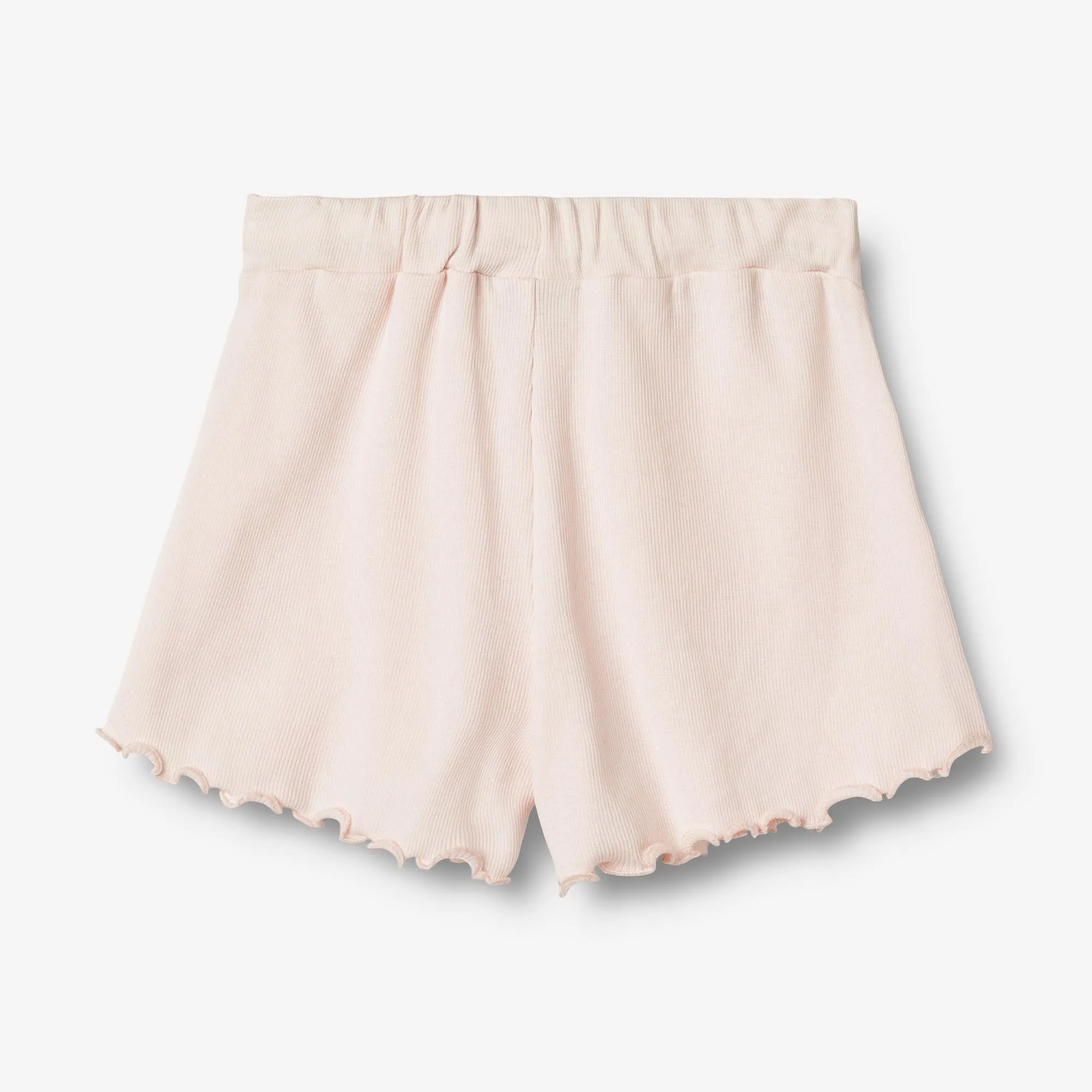 Rib Shorts Gertrud - soft rose