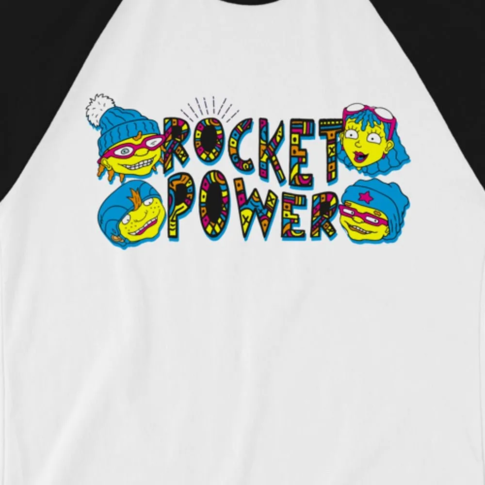 Rocket Power Gang Adult 3/4 Sleeve Raglan Shirt