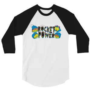 Rocket Power Gang Adult 3/4 Sleeve Raglan Shirt