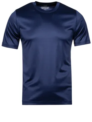 Slim Fit Crew Neck T-Shirt Navy
