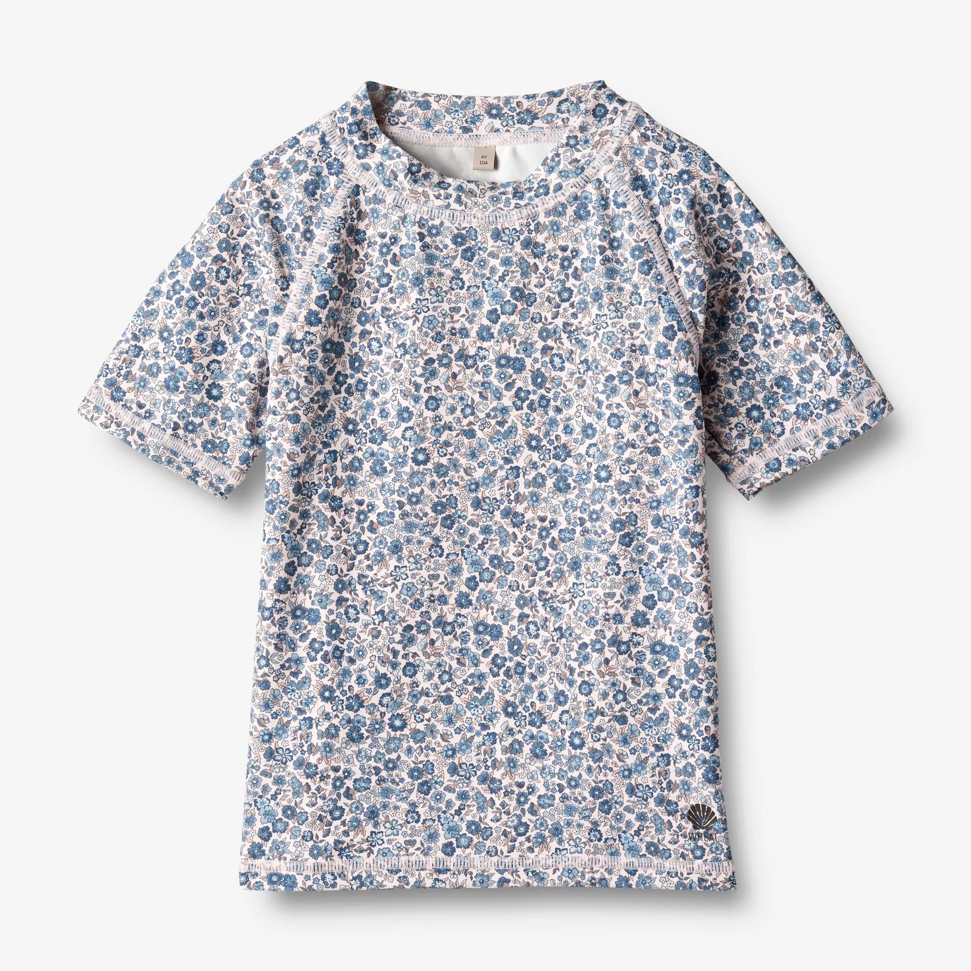 Swim T-Shirt S/S Jackie - blue flower meadow