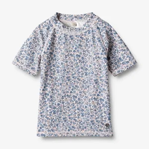 Swim T-Shirt S/S Jackie - blue flower meadow