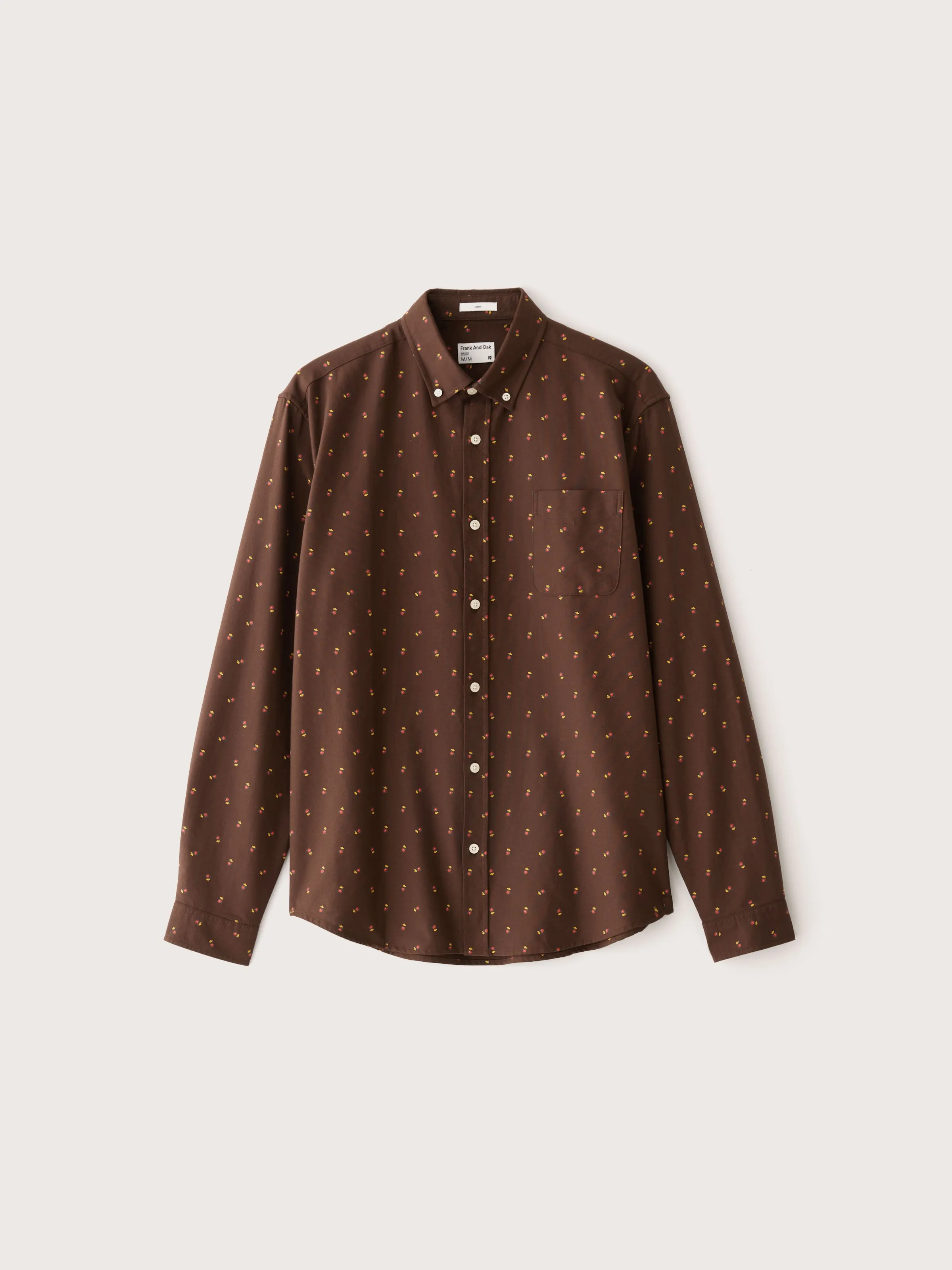 The Jasper Good Cotton Oxford Shirt in Dark Chicory