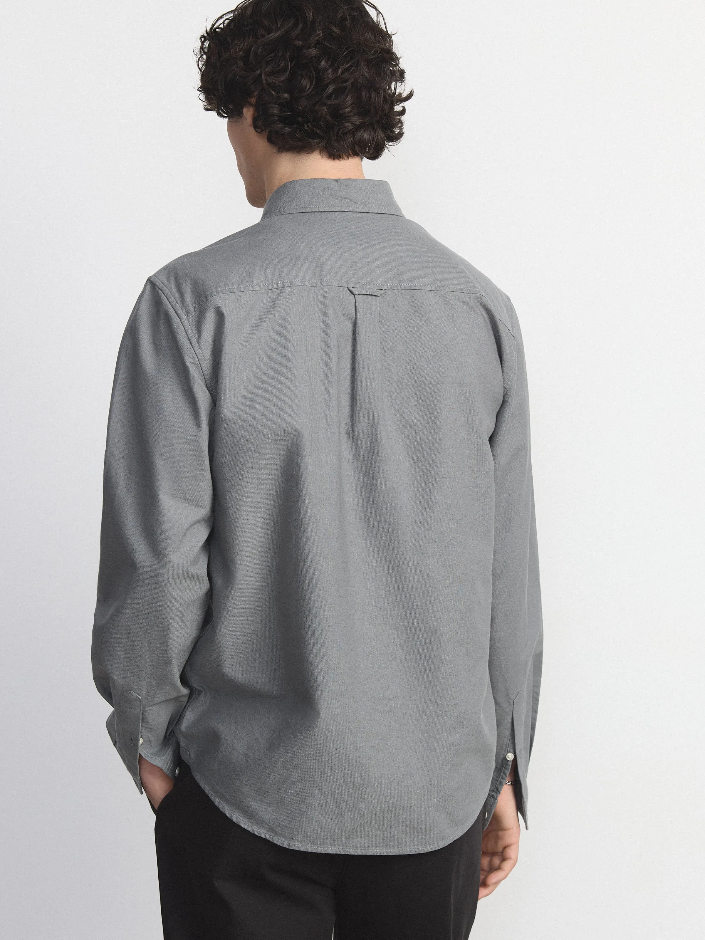The Jasper Oxford Shirt in Slate