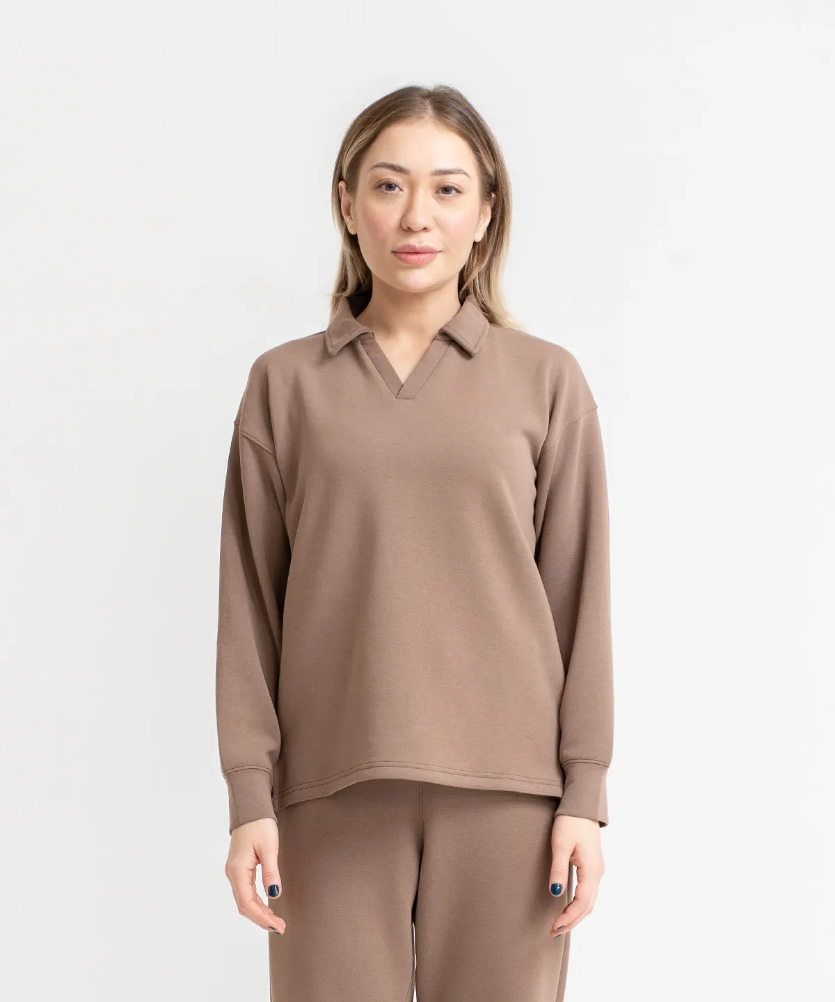 Women's LuxeStretch Collared Shirt